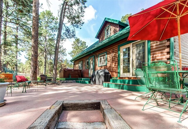 5030 Cedar Way, Elizabeth, CO 80107 - view of patio