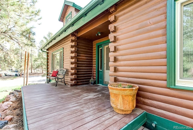 5030 Cedar Way, Elizabeth, CO 80107 - view of deck