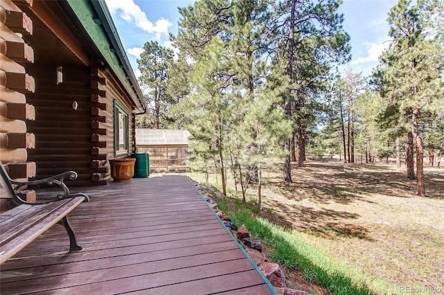 5030 Cedar Way, Elizabeth, CO 80107 - view of deck