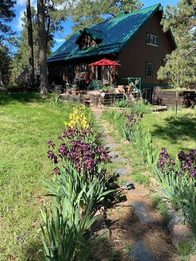 5030 Cedar Way, Elizabeth, CO 80107 - view of green lawn