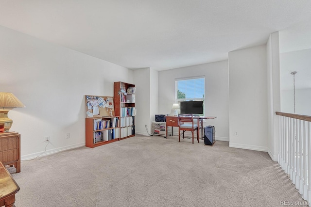 8943 Tappy Toorie Cir, Highlands Ranch, CO 80129 - carpeted home office with baseboards