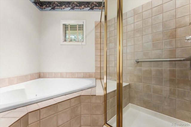 378 Fox Acres Dr W, Red Feather Lakes, CO 80545 - bathroom with a bath and a stall shower