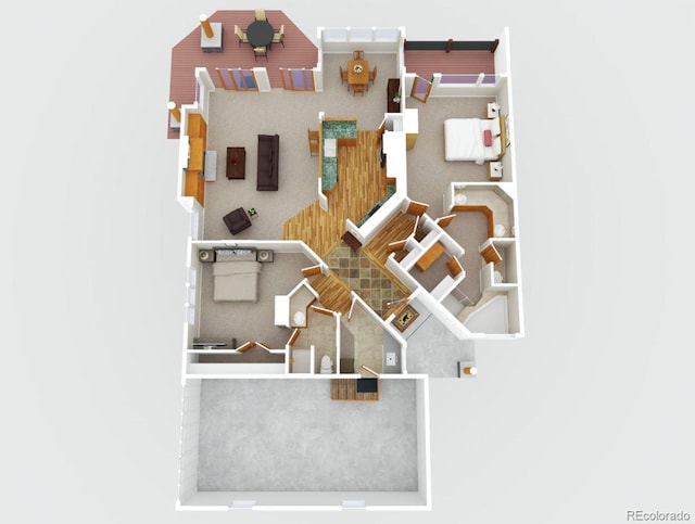 378 Fox Acres Dr W, Red Feather Lakes, CO 80545 - view of home floor plan