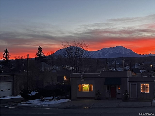 view of mountain view