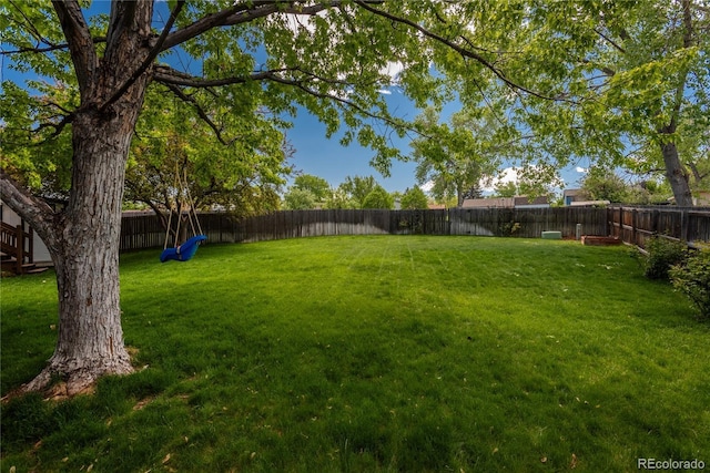 view of yard