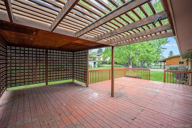 8269 Zephyr St, Arvada, CO 80005 - wooden deck with a pergola