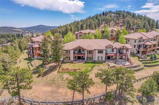 1007 Nob Hill Rd, Evergreen, CO 80439 - view of subject property featuring a mountainous background