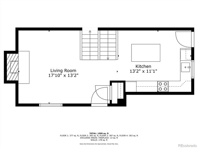 4800 S Tabor St, Morrison, CO 80465 - view of property floor plan