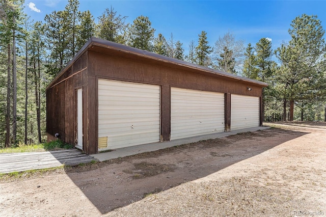 9185 Jill Dr, Conifer, CO 80433 - view of detached garage