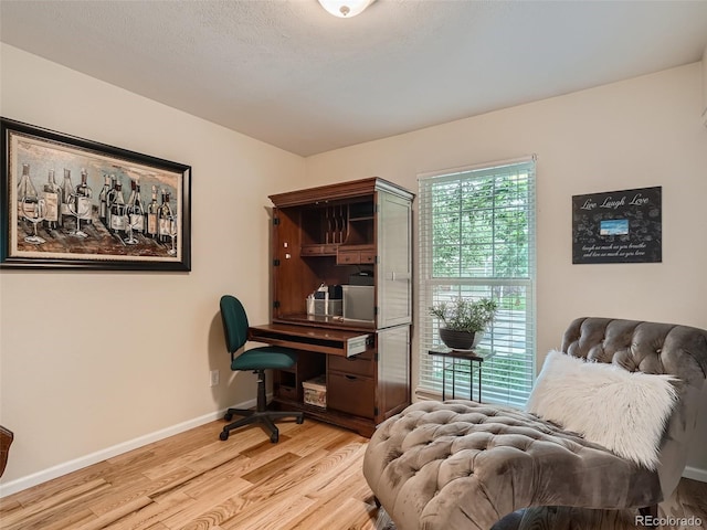 3265 W 11th Avenue Ct, Broomfield, CO 80020 - office area with light wood-style flooring and baseboards