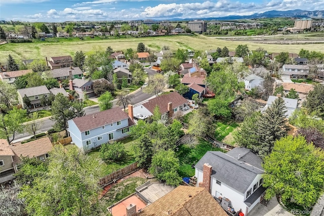 3265 W 11th Avenue Ct, Broomfield, CO 80020 - aerial perspective of suburban area featuring mountains