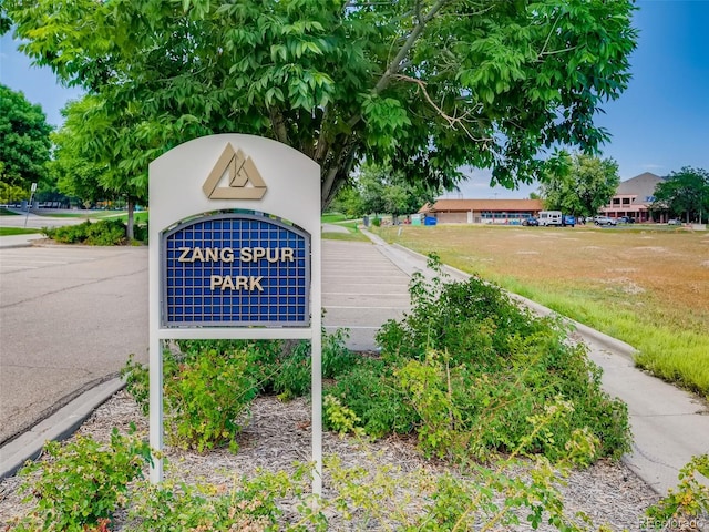 3265 W 11th Avenue Ct, Broomfield, CO 80020 - community sign featuring a garage