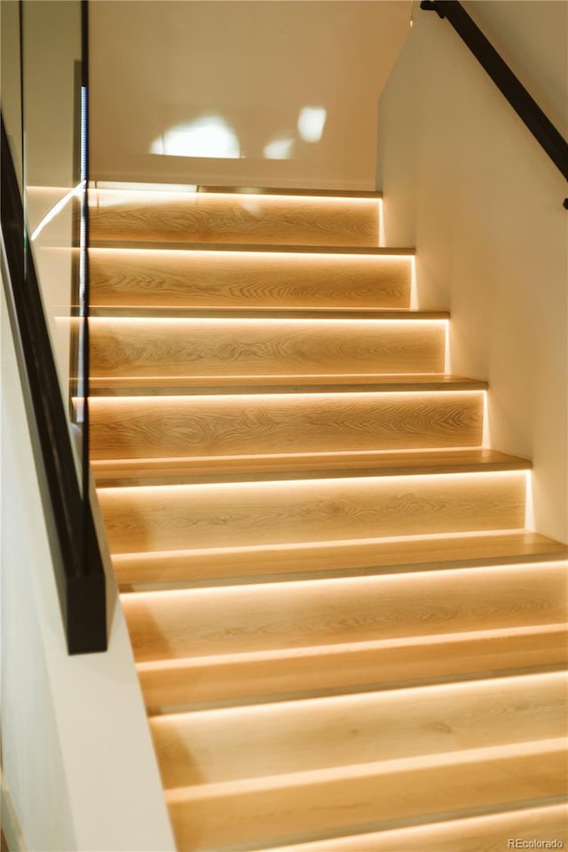 view of stairs