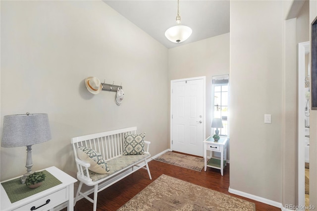 1210 Muskox St, Severance, CO 80550 - entrance foyer with wood finished floors and baseboards