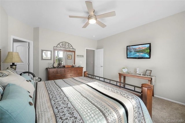 1210 Muskox St, Severance, CO 80550 - bedroom featuring carpet floors and a ceiling fan