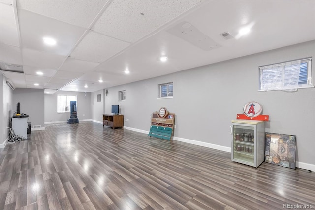 801 S 15th Ave, Brighton, CO 80601 - workout area featuring recessed lighting, baseboards, and wood finished floors