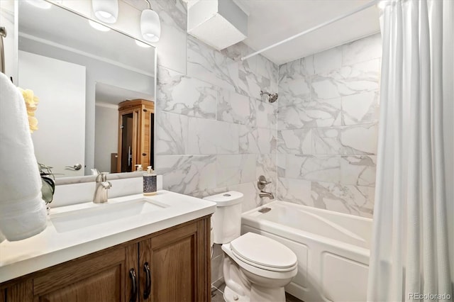 6305 W 6th Ave Unit C12, Lakewood, CO 80214 - full bath featuring shower / tub combo, vanity, and tile walls