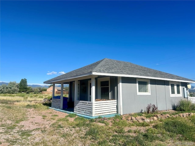 view of rear view of property