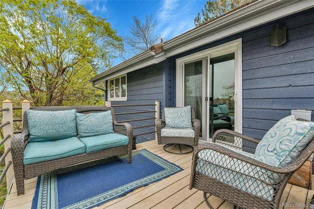 view of deck