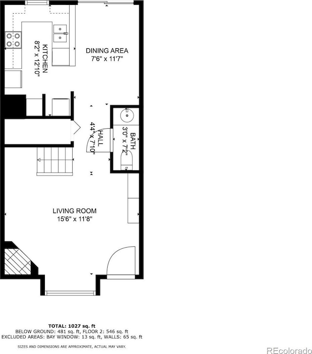 4636 S Dillon Ct Unit B, Aurora, CO 80015 - home floor plan
