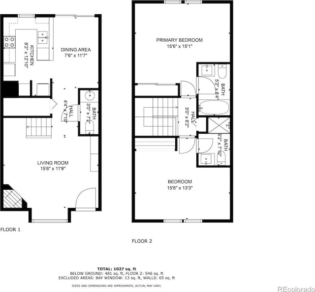 4636 S Dillon Ct Unit B, Aurora, CO 80015 - floor plan / room layout