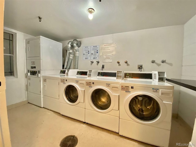 1243 Gaylord St Unit 302, Denver, CO 80206 - shared laundry room featuring separate washer and dryer and estacked washer and dryer