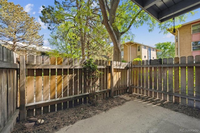 view of patio / terrace featuring a fenced backyard