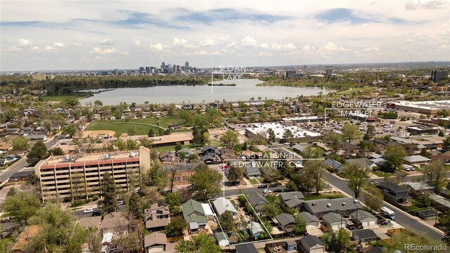 2235 Eaton St, Edgewater, CO 80214 - aerial view of a large body of water