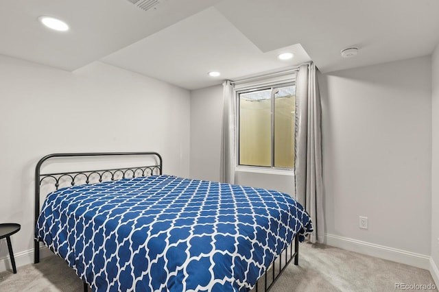 7404 La Quinta Ln, Lone Tree, CO 80124 - bedroom featuring carpet, baseboards, and recessed lighting