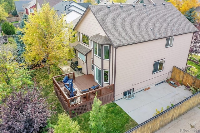 106 Cherry St, Castle Rock, CO 80104 - view from above of property