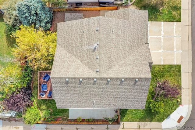 106 Cherry St, Castle Rock, CO 80104 - aerial view of property and surrounding area