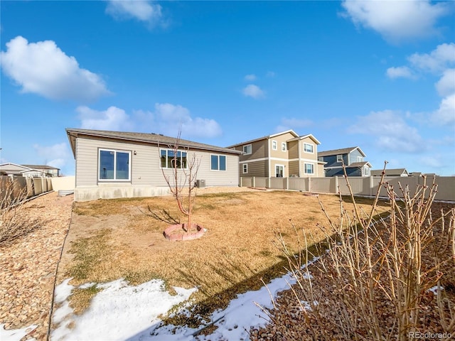 view of rear view of property