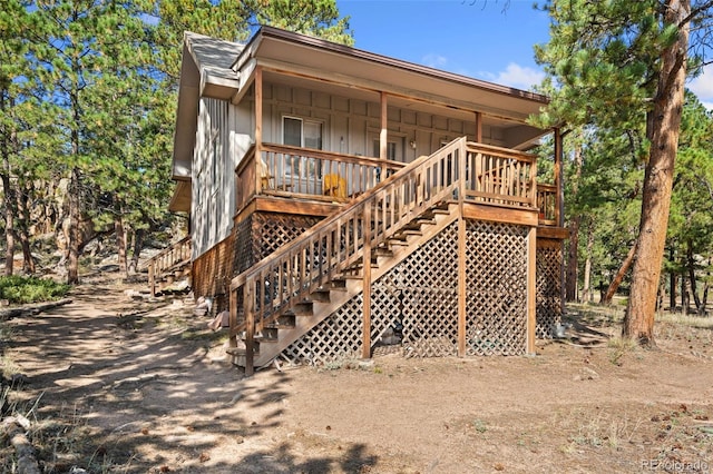 view of rear view of house