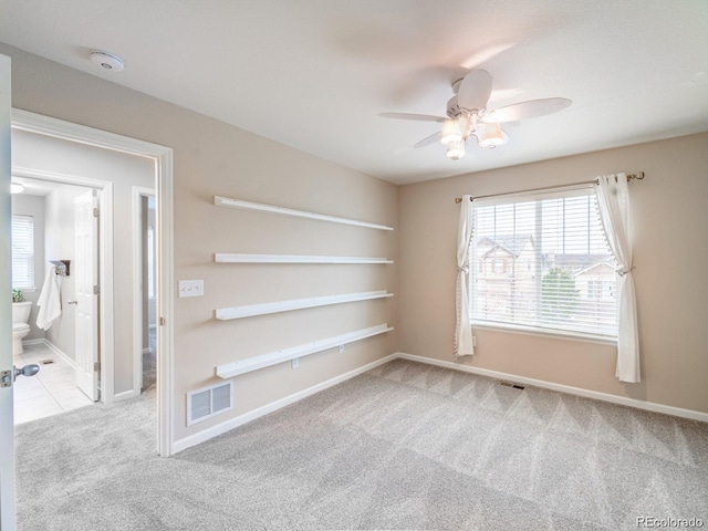 3472 Harvard Pl, Broomfield, CO 80023 - unfurnished room with carpet flooring, a smoke detector, a ceiling fan, and plenty of natural light