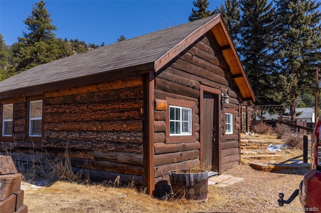 view of outbuilding