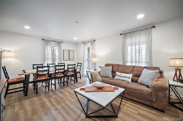 2020 Forest Ridge Dr, Colorado Springs, CO 80918 - living room with light wood-style flooring and recessed lighting