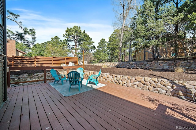 2020 Forest Ridge Dr, Colorado Springs, CO 80918 - wooden terrace with fence