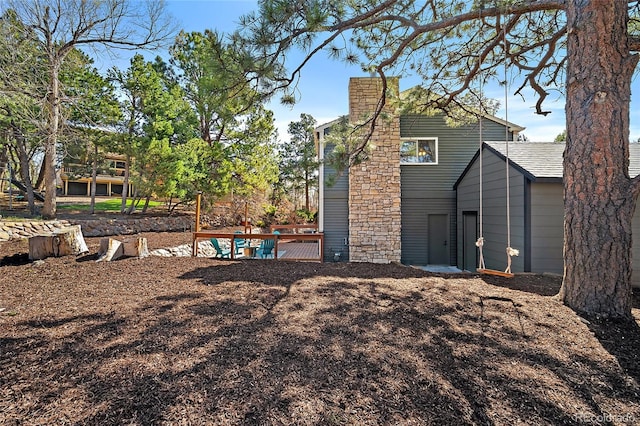 2020 Forest Ridge Dr, Colorado Springs, CO 80918 - exterior space featuring a chimney
