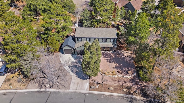 2020 Forest Ridge Dr, Colorado Springs, CO 80918 - birds eye view of property