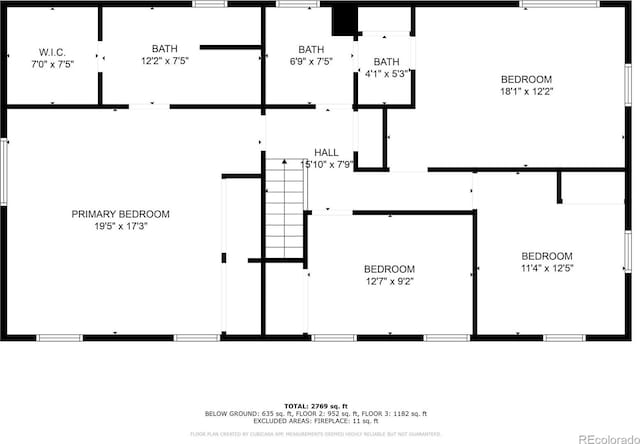 2020 Forest Ridge Dr, Colorado Springs, CO 80918 - plan