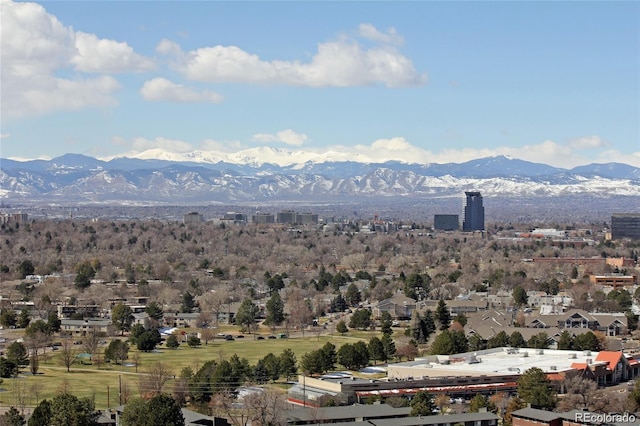 view of mountain feature