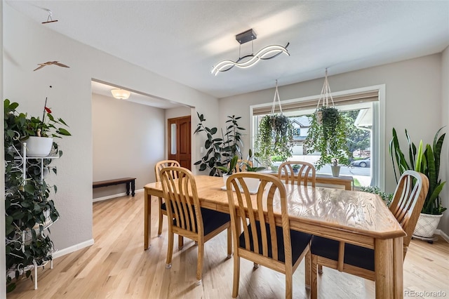 3743 W 103rd Dr, Westminster, CO 80031 - dining area with light wood finished floors and baseboards