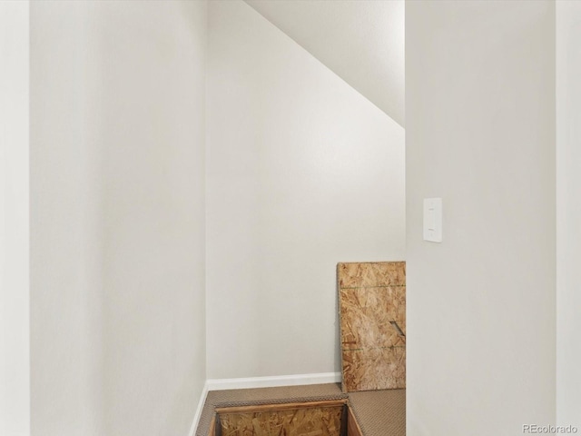 755 N Tibet St, Aurora, CO 80018 - stairs featuring baseboards