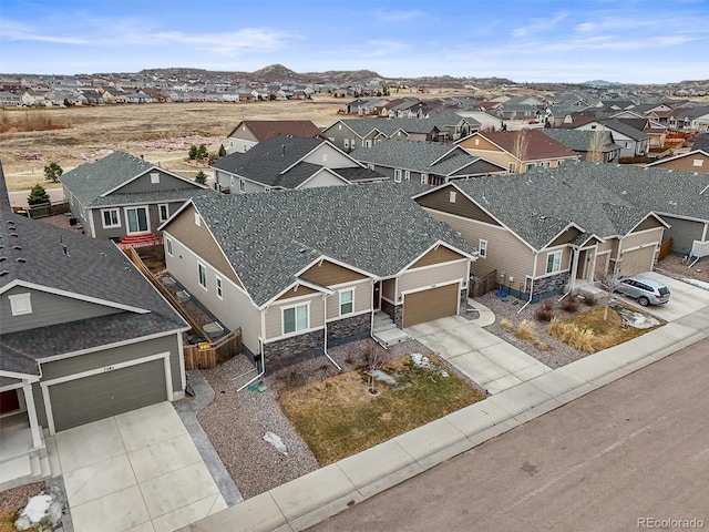 7268 Greenwater Cir, Castle Rock, CO 80108 - bird's eye view with a residential view