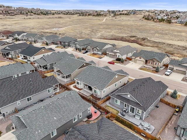 7268 Greenwater Cir, Castle Rock, CO 80108 - drone / aerial view with a residential view
