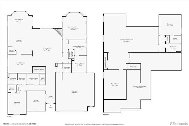 7268 Greenwater Cir, Castle Rock, CO 80108 - view of layout