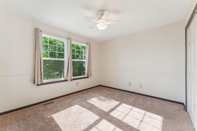 13486 Clayton St, Thornton, CO 80241 - unfurnished room with carpet floors and ceiling fan