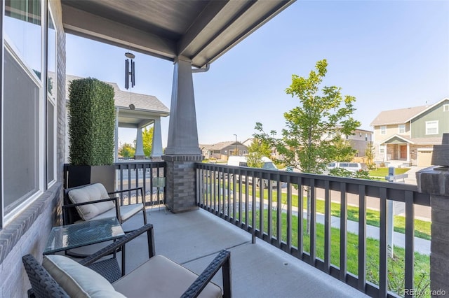 21574 E 59th Dr, Aurora, CO 80019 - balcony featuring a residential view