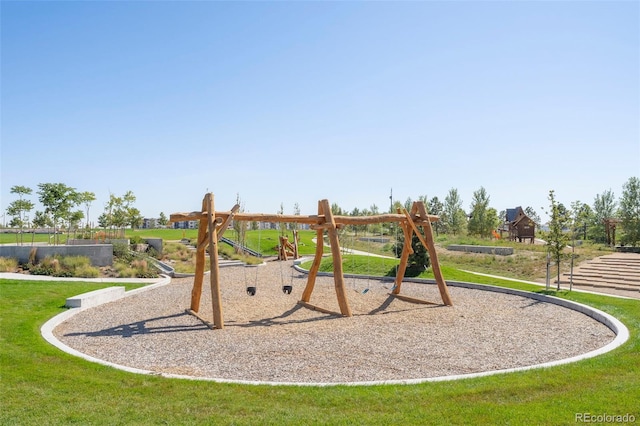 21574 E 59th Dr, Aurora, CO 80019 - community play area featuring a yard