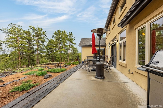 459 County Road 85, Guffey, CO 80820 - view of patio / terrace featuring outdoor dining area and grilling area